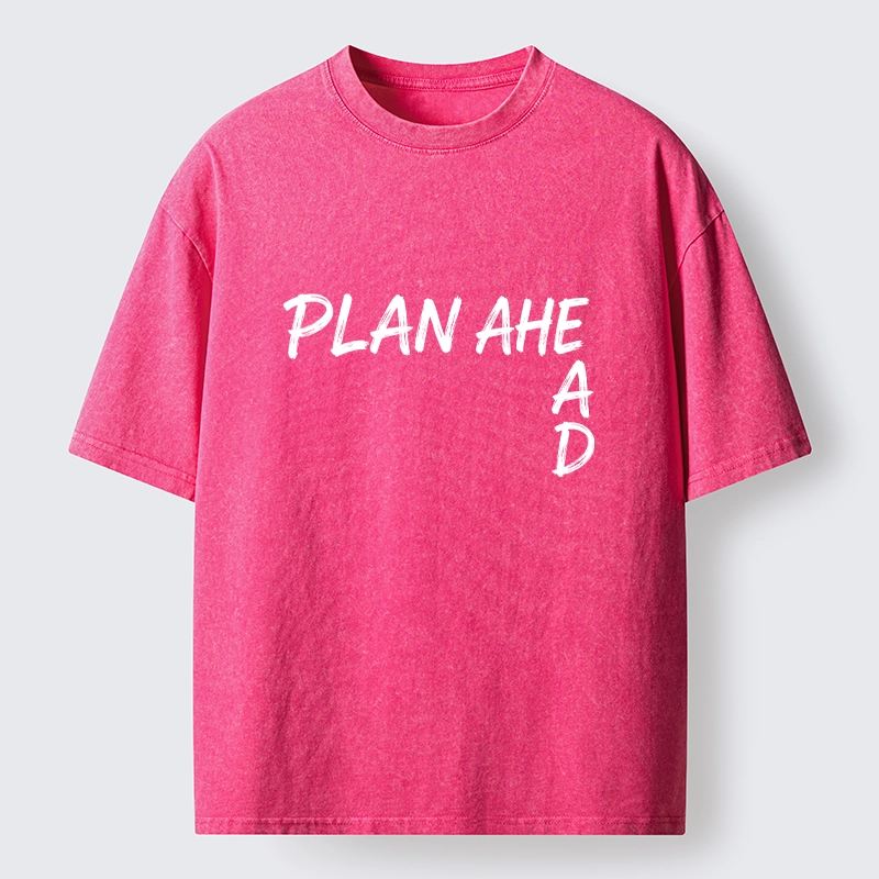 Tokyo-Tiger Plan Ahead Do Not Rush Things Washed T-Shirt