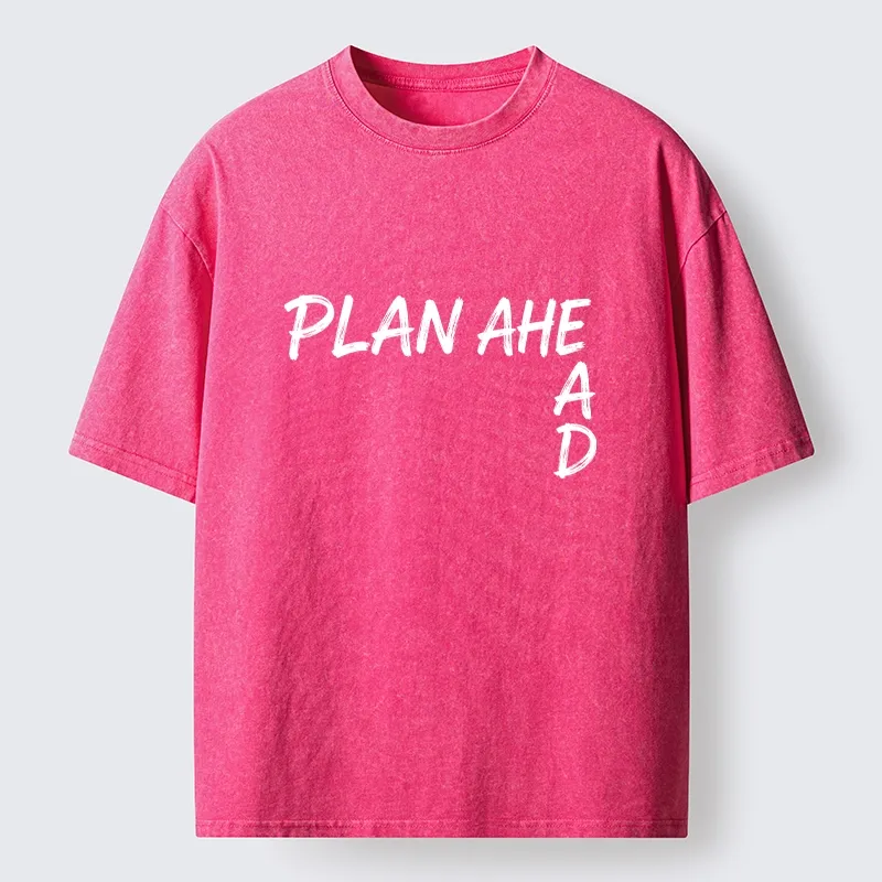 Tokyo-Tiger Plan Ahead Do Not Rush Things Washed T-Shirt
