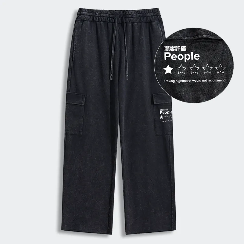 Tokyo-Tiger Evaluation People Washed Utility Sweatpants
