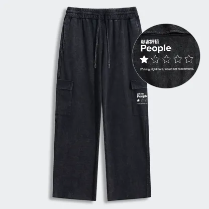 Tokyo-Tiger Evaluation People Washed Utility Sweatpants