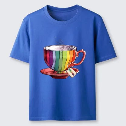 Tokyo-Tiger Rainbow Pride Tea Cup Classic T-Shirt
