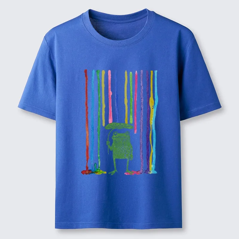Tokyo-Tiger Frog Under The Rainbow Rain Classic T-Shirt