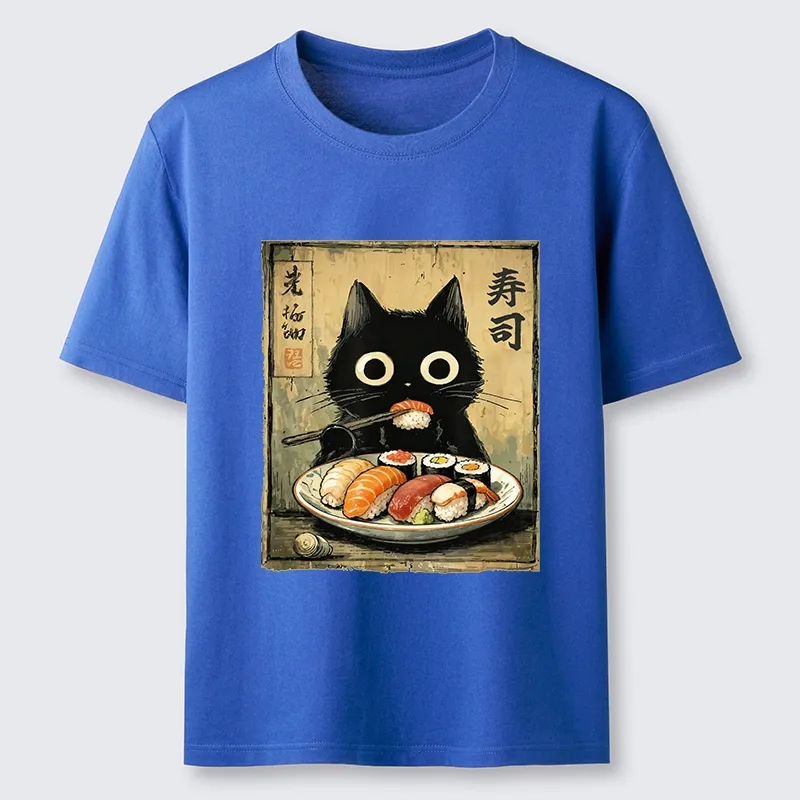 Tokyo-Tiger Vintage Japanese Sushi Cat Classic T-Shirt