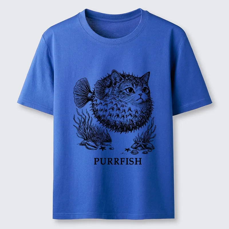 Tokyo-Tiger Spiky Puffer With Cute Cat Head Classic T-Shirt
