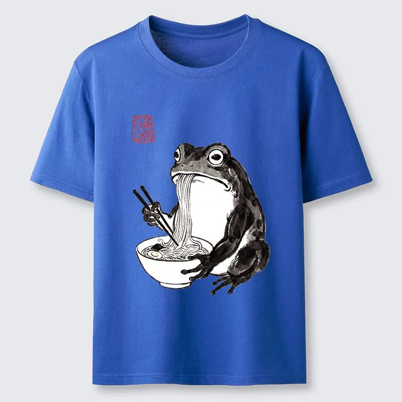 Tokyo-Tiger Cat Loves Eating Pasta Classic T-Shirt