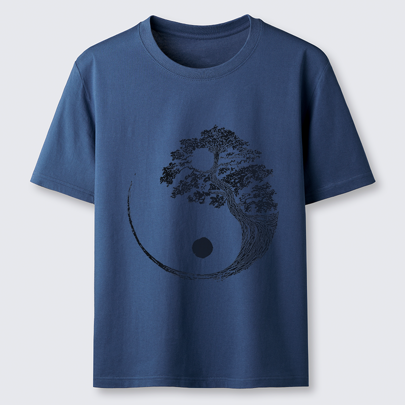 Tokyo-Tiger Yin-Yang Tai Chi Tree Classic T-Shirt