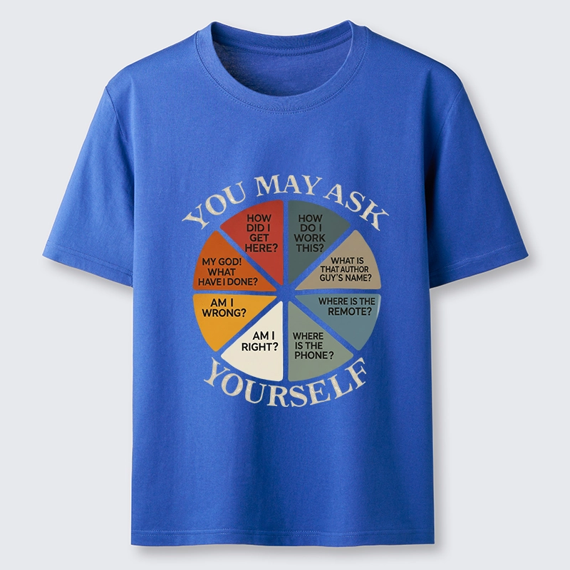 Tokyo-Tiger Full Of Self Doubt Questions Wheel Classic T-Shirt