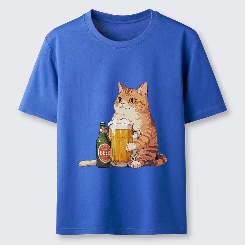 Tokyo-Tiger Funny Beer Cat After Work Classic T-Shirt