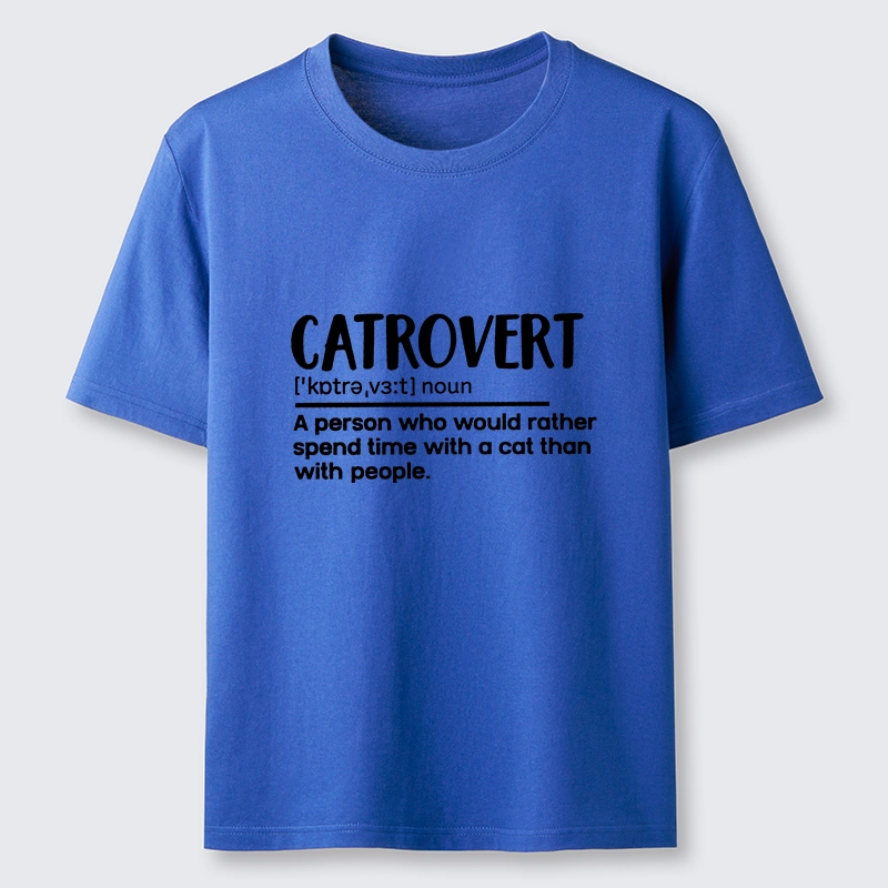 Tokyo-Tiger Catrovert Love Cats Not People Classic T-Shirt