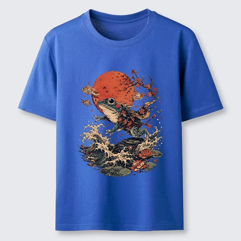 Tokyo-Tiger Cool Japanese Style Frog Saving The World Classic T-Shirt