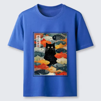 Tokyo-Tiger The Cat's Feast of Fish Classic T-Shirt