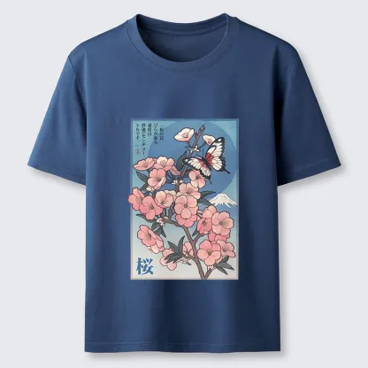 Tokyo-Tiger Ukiyoe Japanese Cherry blossoms Poster Classic T-Shirt