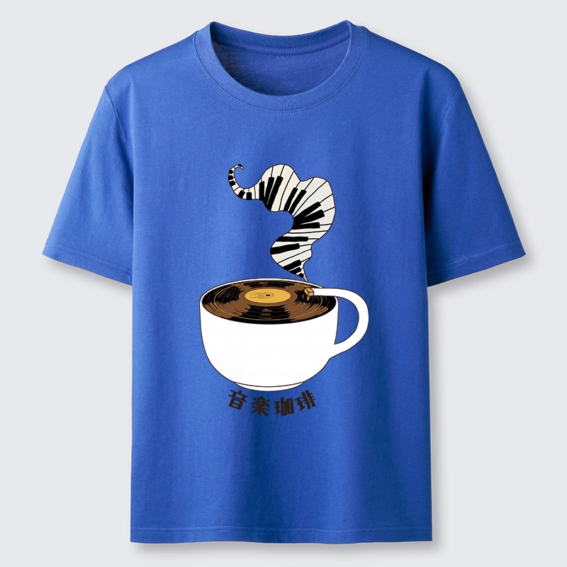 Tokyo-Tiger Piano Smoke Rises From Coffee Mug Classic T-Shirt