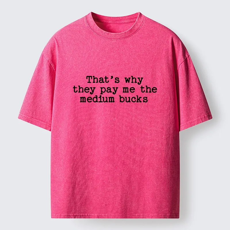 Tokyo-Tiger Relatable Work Salary Funny Quote Washed T-Shirt