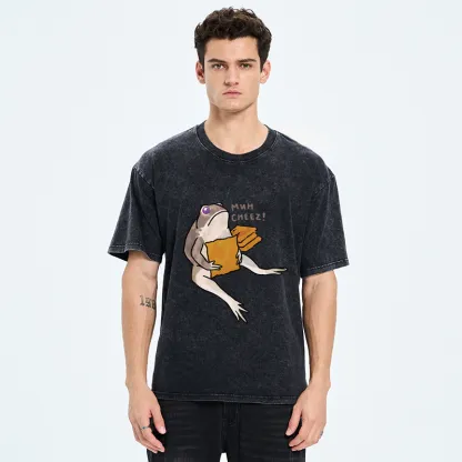 Tokyo-Tiger Cheez Frog Washed T-Shirt