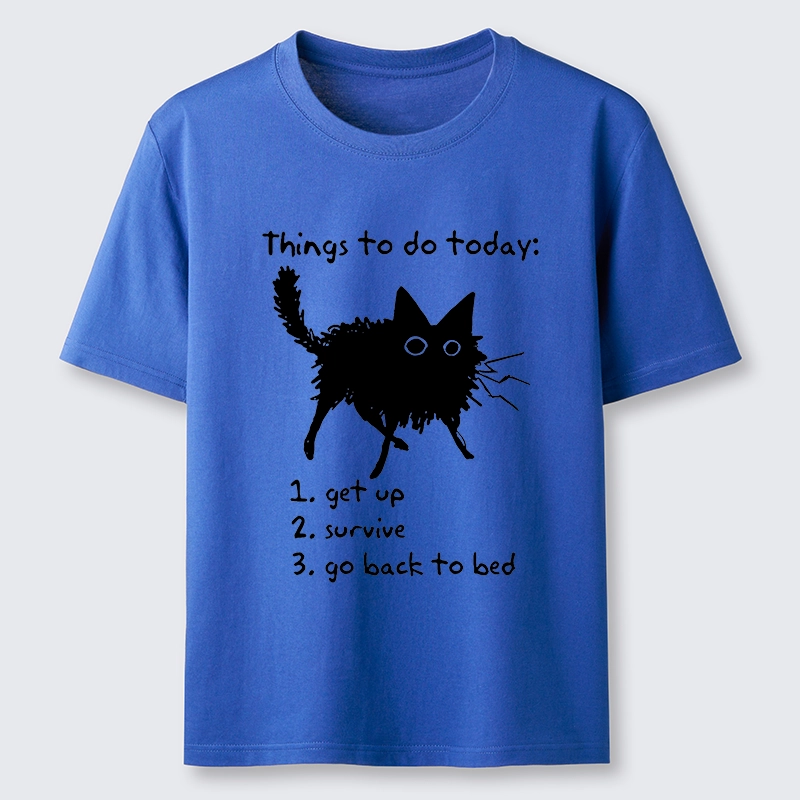 Tokyo-Tiger Lazy Cat Survive Day Funny Meme Classic T-Shirt