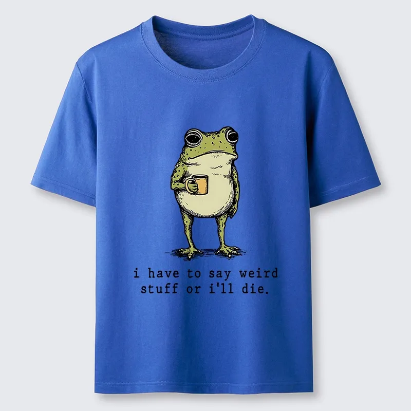 Tokyo-Tiger Funny Meme Weird Talking Coffee Frog Classic T-Shirt