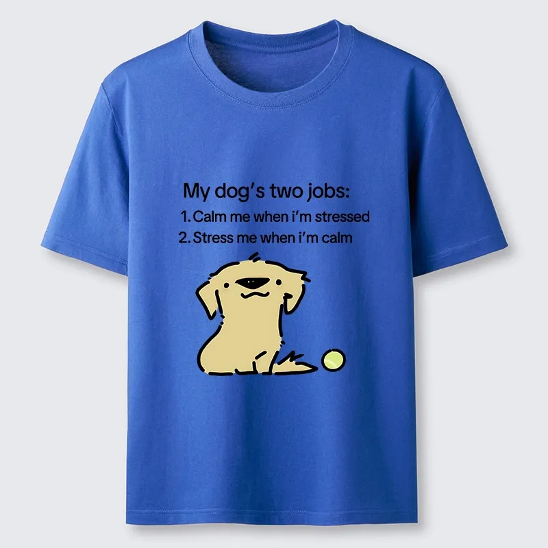 Tokyo-Tiger Funny Meme Dog Two Life Jobs Joke Classic T-Shirt