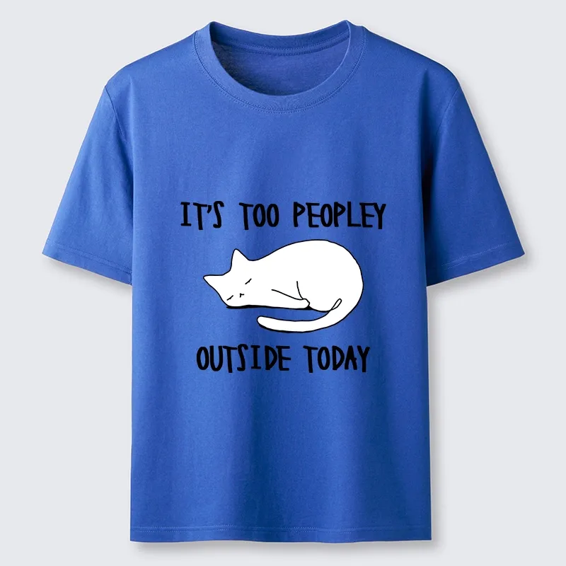 Tokyo-Tiger Funny Meme Quiet Lazy Cat Minimal Line Art Classic T-Shirt