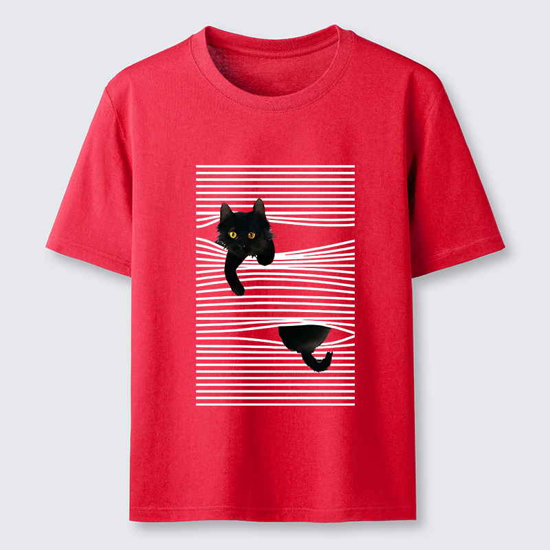 Tokyo-Tiger Cat Scratching Curtain Classic T-Shirt