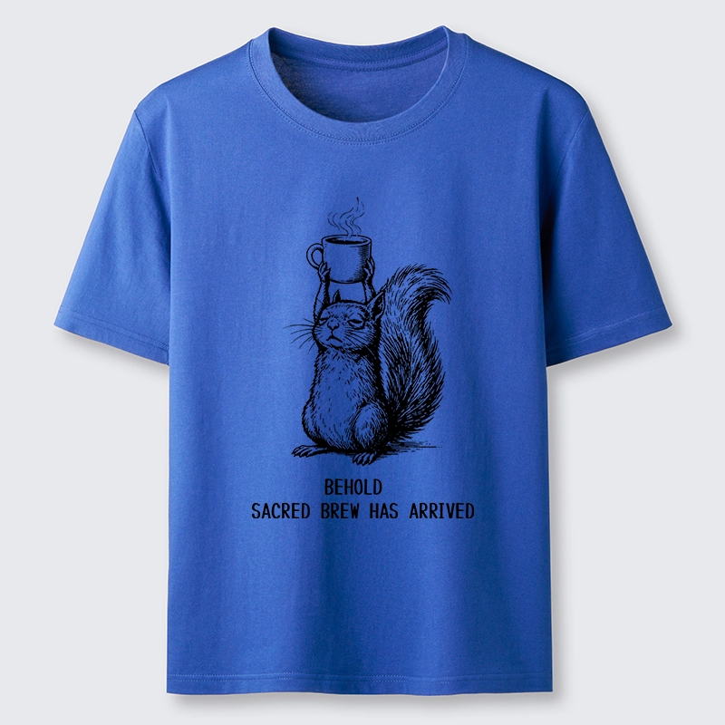Tokyo-Tiger Squirrel Hold Sacred Coffee Meme Classic T-Shirt