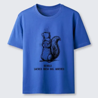 Tokyo-Tiger Squirrel Hold Sacred Coffee Meme Classic T-Shirt