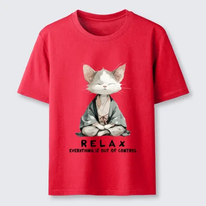 Tokyo-Tiger Zen Cat Relaxation，Everything's Out Of Control Classic T-Shirt