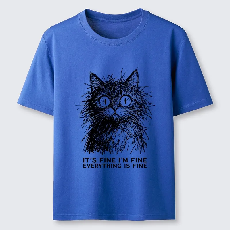 Tokyo-Tiger Fluffy Wild Cat Calm Fake Mood Classic T-Shirt