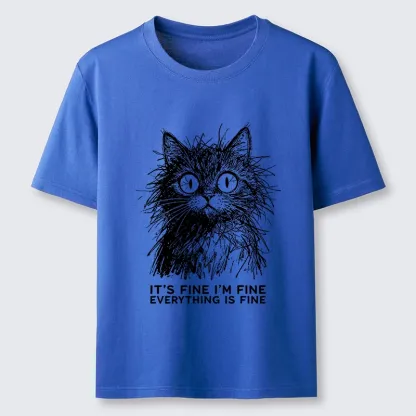 Tokyo-Tiger Fluffy Wild Cat Calm Fake Mood Classic T-Shirt