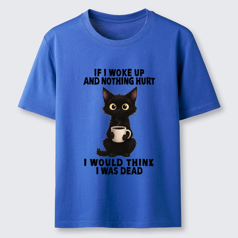 Tokyo-Tiger Funny Cute Black Cat And Coffee Meme Classic T-Shirt