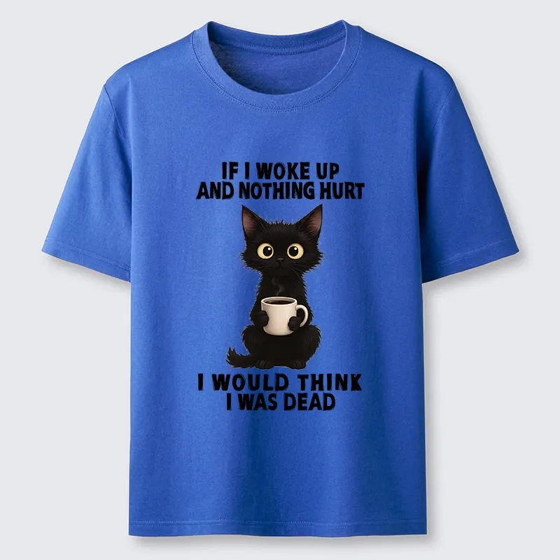 Tokyo-Tiger Funny Cute Black Cat And Coffee Meme Classic T-Shirt