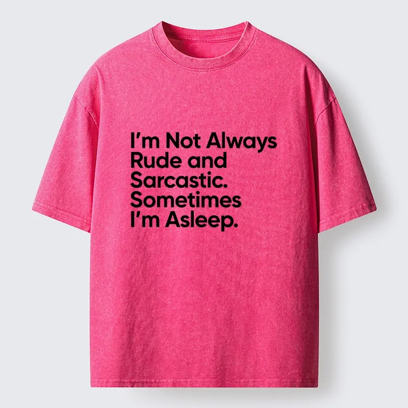 Tokyo-Tiger Sarcastic Funny Text Meme Washed T-Shirt