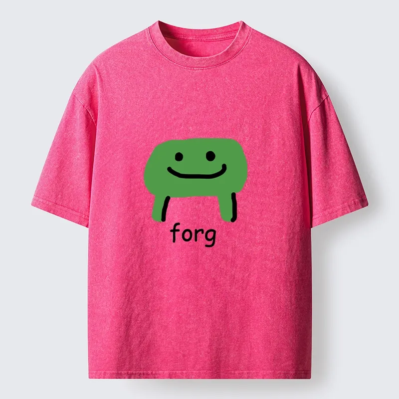 Tokyo-Tiger Smiling Forg Washed T-Shirt