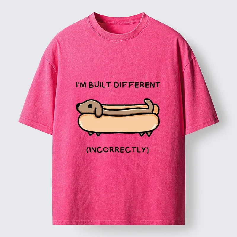 Tokyo-Tiger Built Different Dog Washed T-Shirt