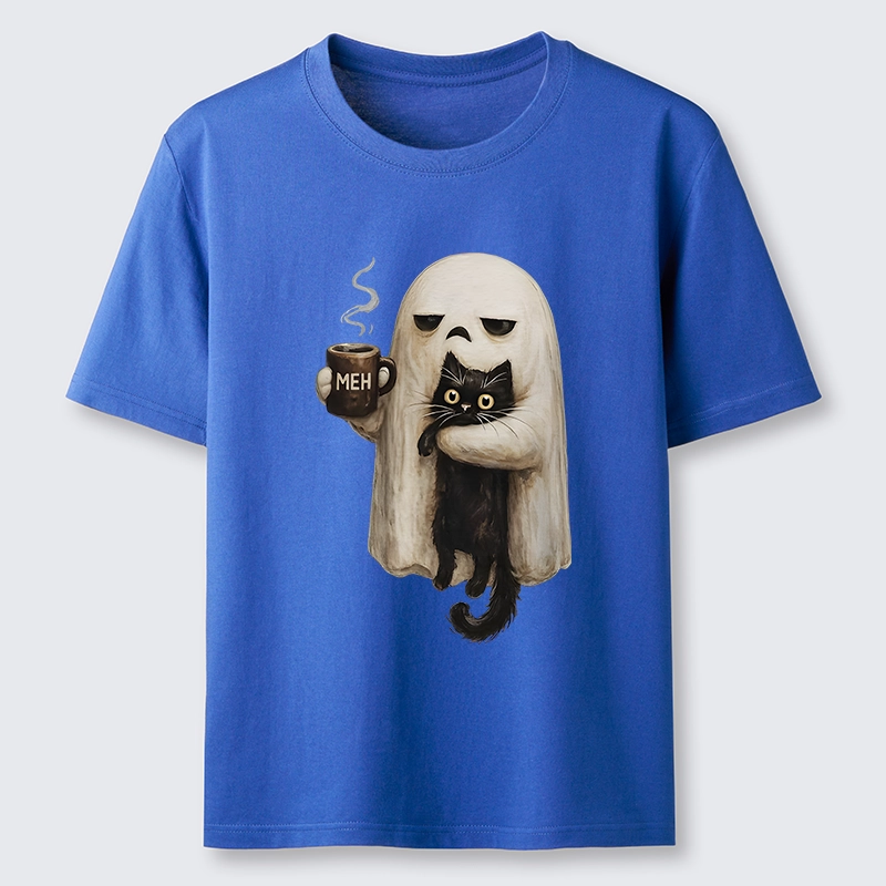 Tokyo-Tiger Ghost Cat Coffee Mood Classic T-Shirt