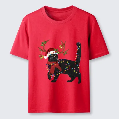 Tokyo-Tiger Christmas Black Cat Classic T-Shirt