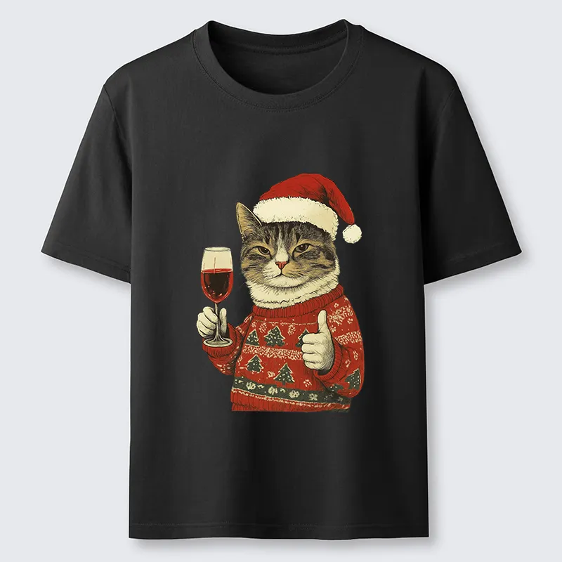 Tokyo-Tiger Christmas Cat Likes Classic T-Shirt