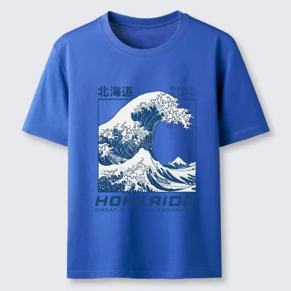 Tokyo-Tiger Hokkaido Wave Art Classic T-Shirt