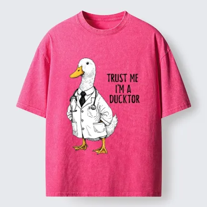 Tokyo-Tiger Trust Ducktor Washed T-Shirt