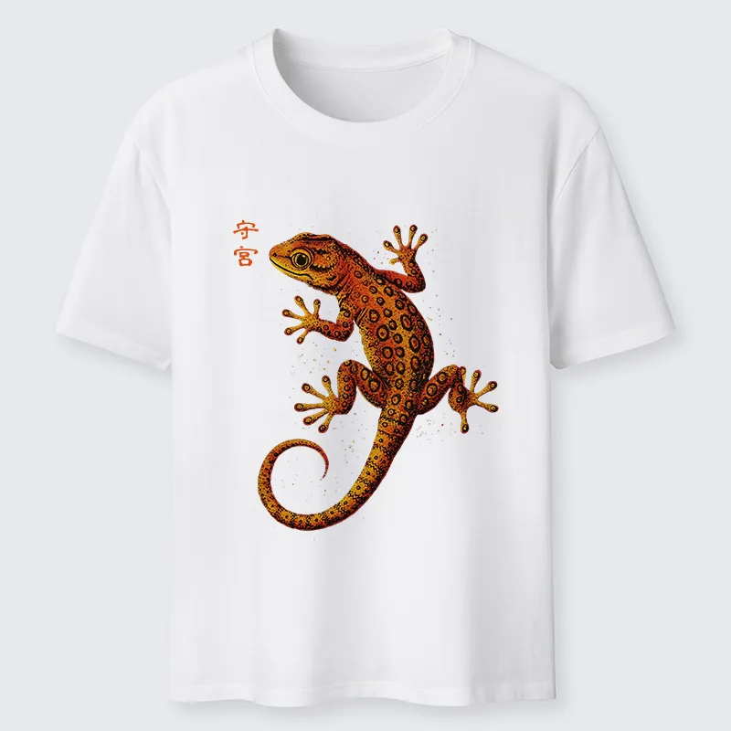 Tokyo-Tiger Retro Gecko Funny Classic T-Shirt