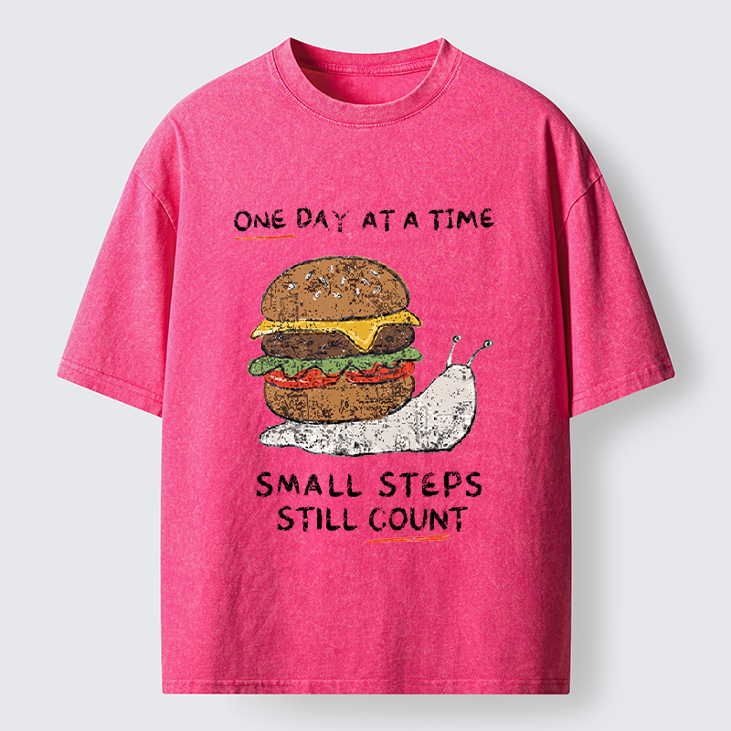 Tokyo‑Tiger Hamburger Snails Meme Washed T-Shirt