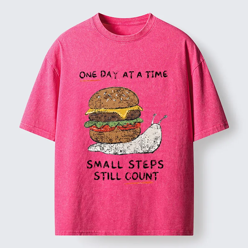 Tokyo‑Tiger Hamburger Snails Meme Washed T-Shirt