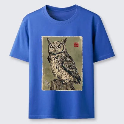 Tokyo-Tiger Wise Forest Owl Classic T-Shirt