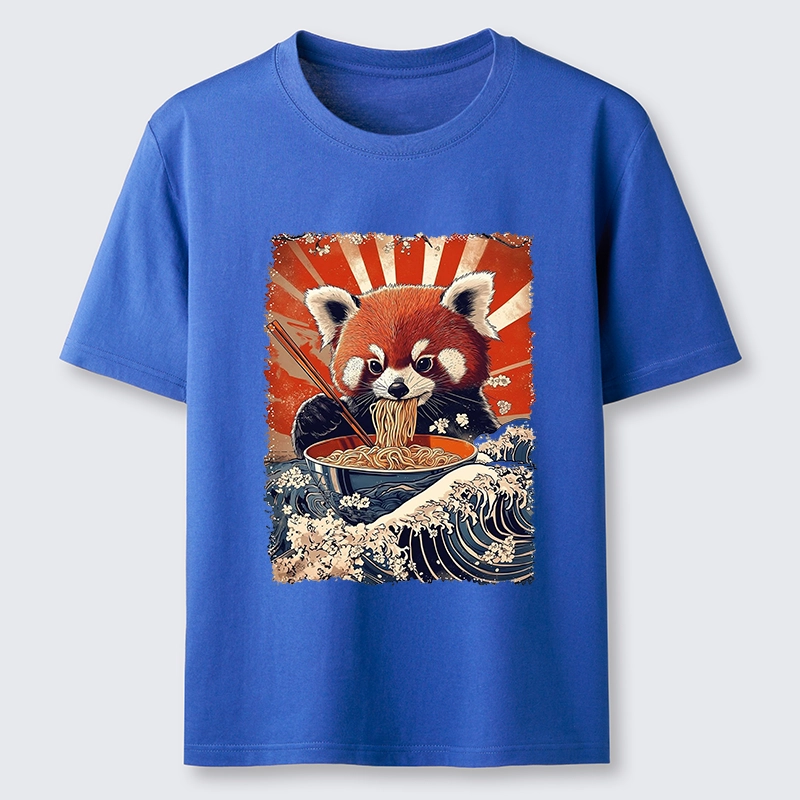Tokyo-Tiger Red Panda Noodle Fun Classic T-Shirt