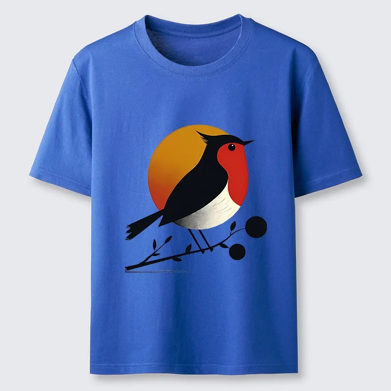 Tokyo-Tiger Robin Sunset Rest Classic T-Shirt