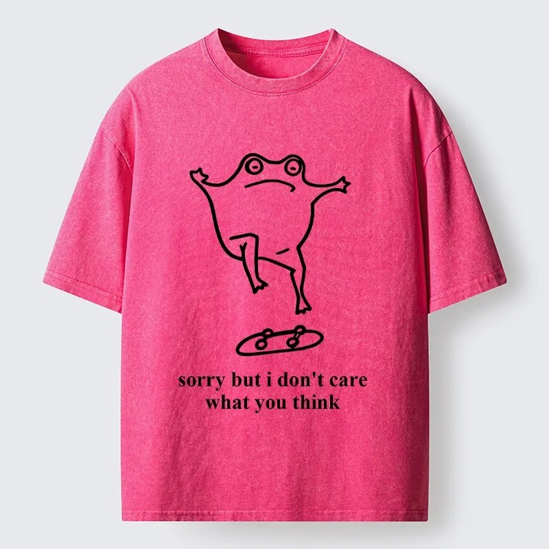 Tokyo-Tiger Skate Frog No Worries Art Washed T-Shirt