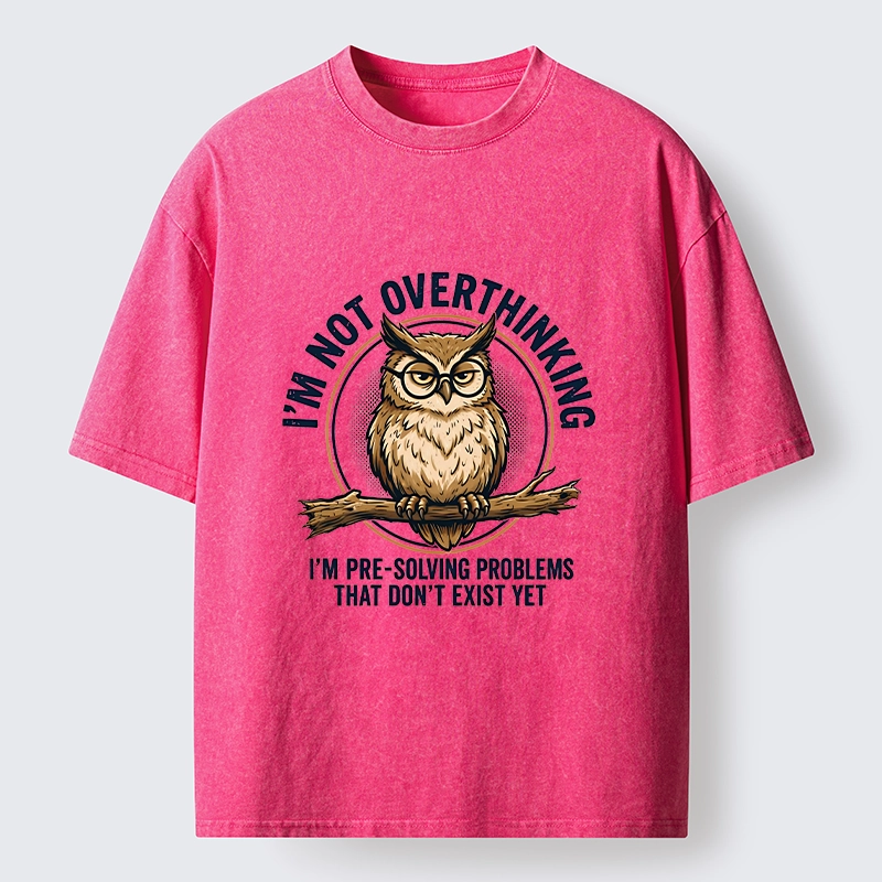 Tokyo-Tiger Overthink Master Owl Washed T-Shirt