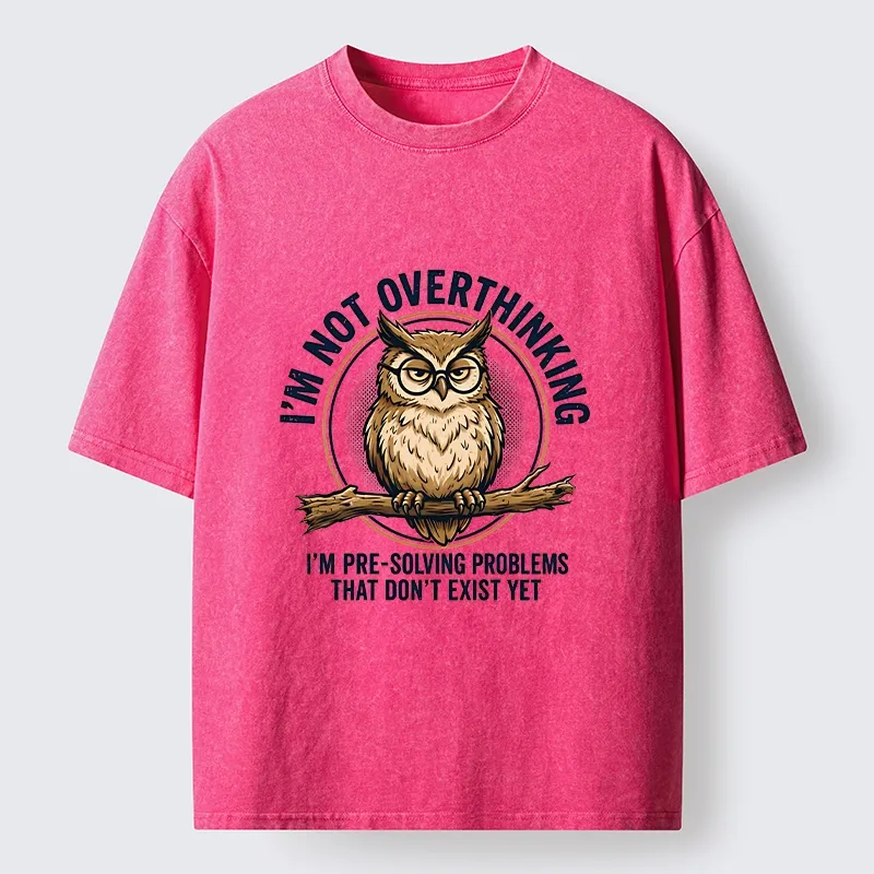 Tokyo-Tiger Overthink Master Owl Washed T-Shirt