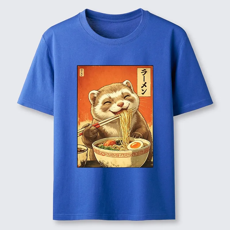 Tokyo-Tiger Otters Eating Delicious Ramen Classic T-Shirt