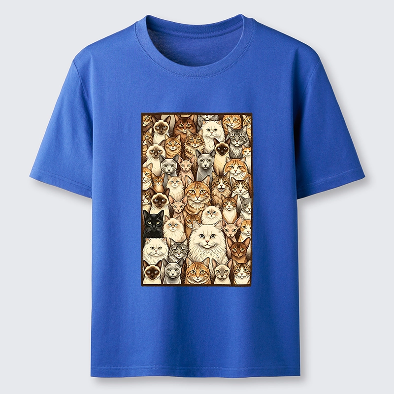 Tokyo-Tiger Many Cat Crew Classic T-Shirt